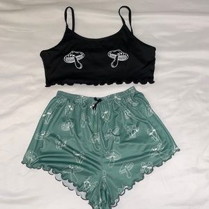 Mushroom pajama set